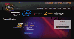 Desktop Screenshot of c-ram.com