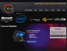 Tablet Screenshot of c-ram.com